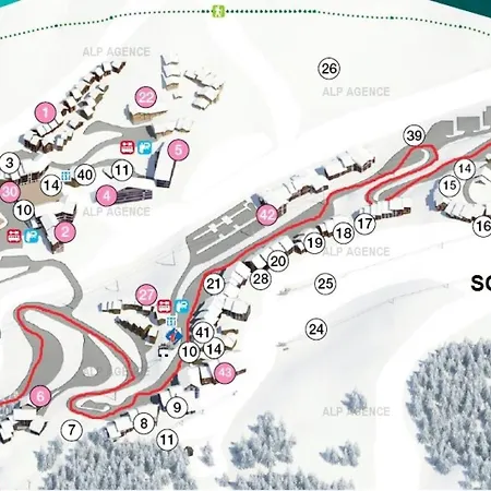 Apartament Le Squaw Valley - Duplex 3 Pieces 7/8 Pers - Le Squaw Valley -012sq- Plagne Villages Mae-1734 La Plagne